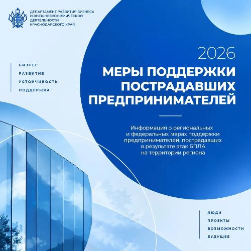 Поддержка бизнеса в Краснодарском крае: новые меры для пострадавших предпринимателей.